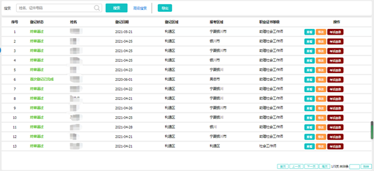 社工信息系统3-查询页面